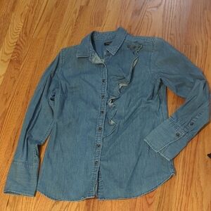 Banana Republic Blue Denim Shirt